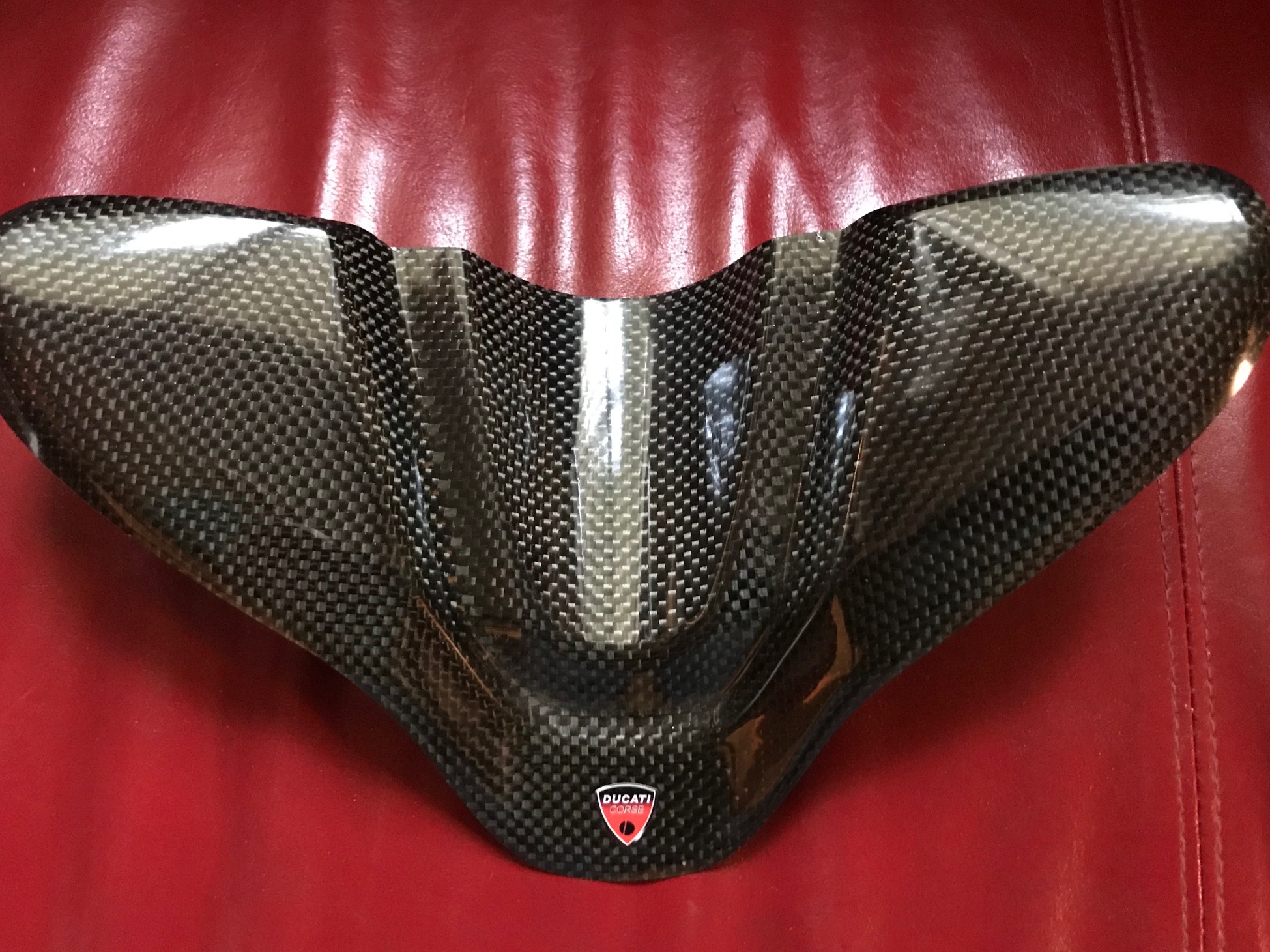 Schlüssel Verkleidung Cover Shined Kohlenstoff Fiber Ducati 848 Streetfighter'