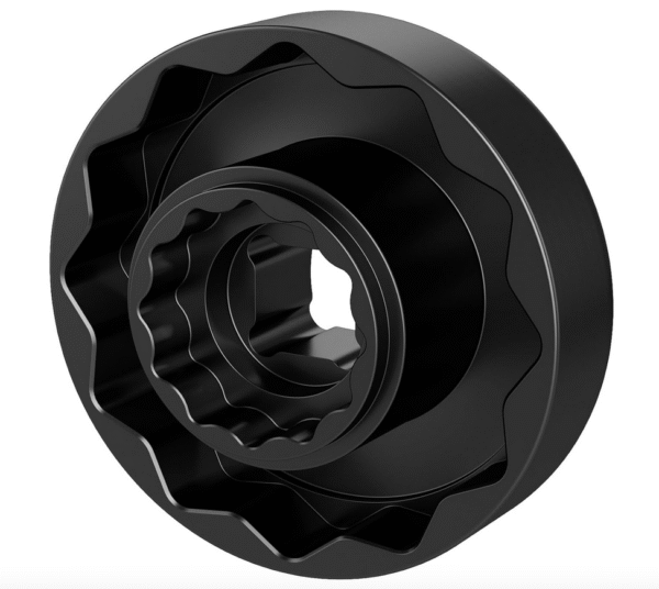 MV Agusta Carbon Steele Wheel Nut Socket Rear 55mm and Front 26mm Combo - Image 4