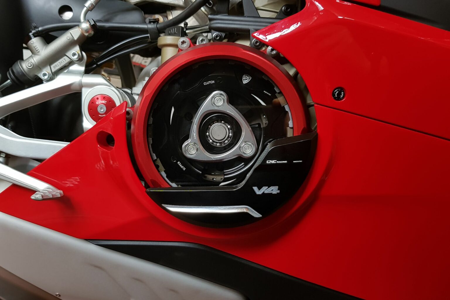 Ducati Panigale V4 Clutch Cover Protector by CNC Racing - GP Racing
