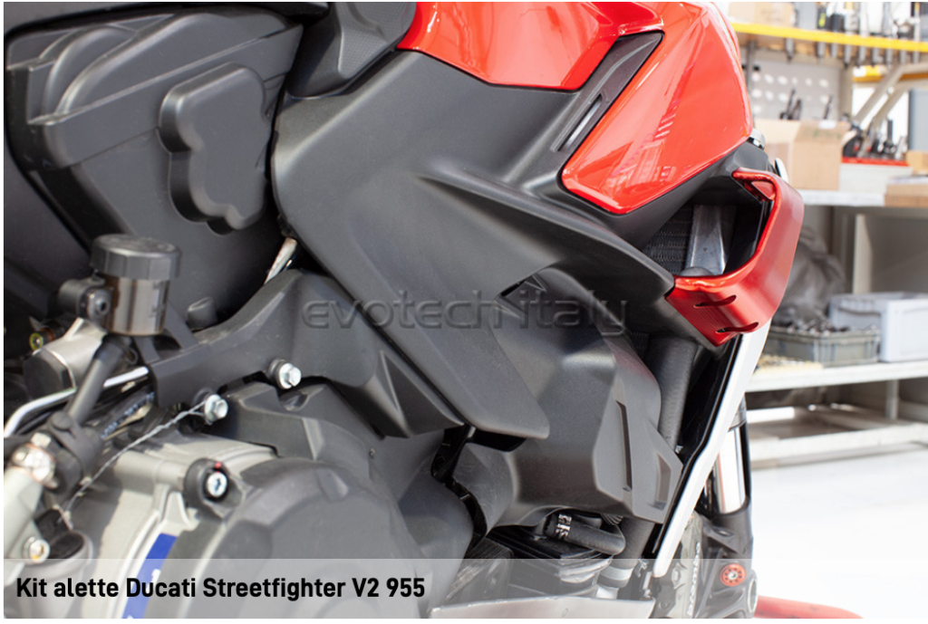 AERODYNAMIC WINGLETS FOR DUCATI STREETFIGHTER V2 955 - GP Racing