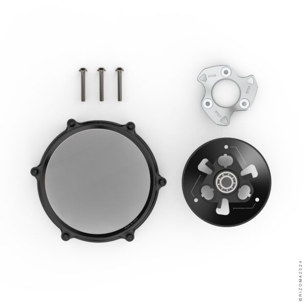 Rizoma Clear Wet Clutch Cover kit - for Ducati Panigale V2 / 1299 / 1199 / 959 and Streetfighter V2 - Image 6