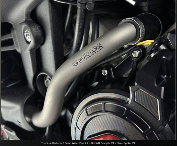 Titanium Radiator / Pump Water Pipe Kit - DUCATI Panigale V4 / Streetfighter V4 by Moto Corse