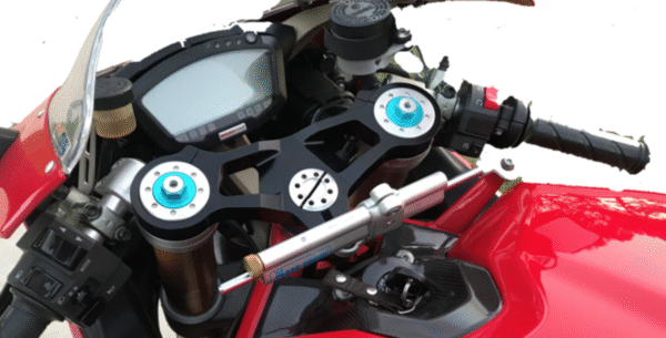 SPEEDYMOTO SBK Top Triple Clamp: 848/1098/1198 [Offers up to 20mm (~3/4") of added height to the stock clip-ons - Image 2