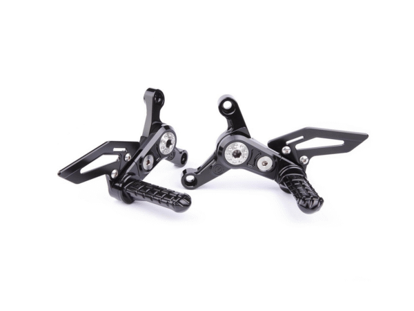 Machined from solid riding adjustable footpegs kit - New Design by Moto Corse - Image 2