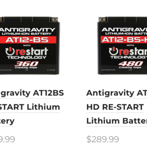 Antigravity Lithium Batteries