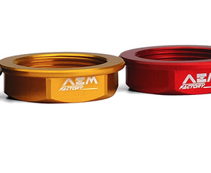 Ergal front wheel nut by AEM